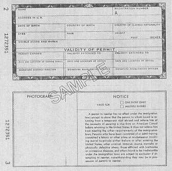 Returning Resident Permit Photograph-Inside